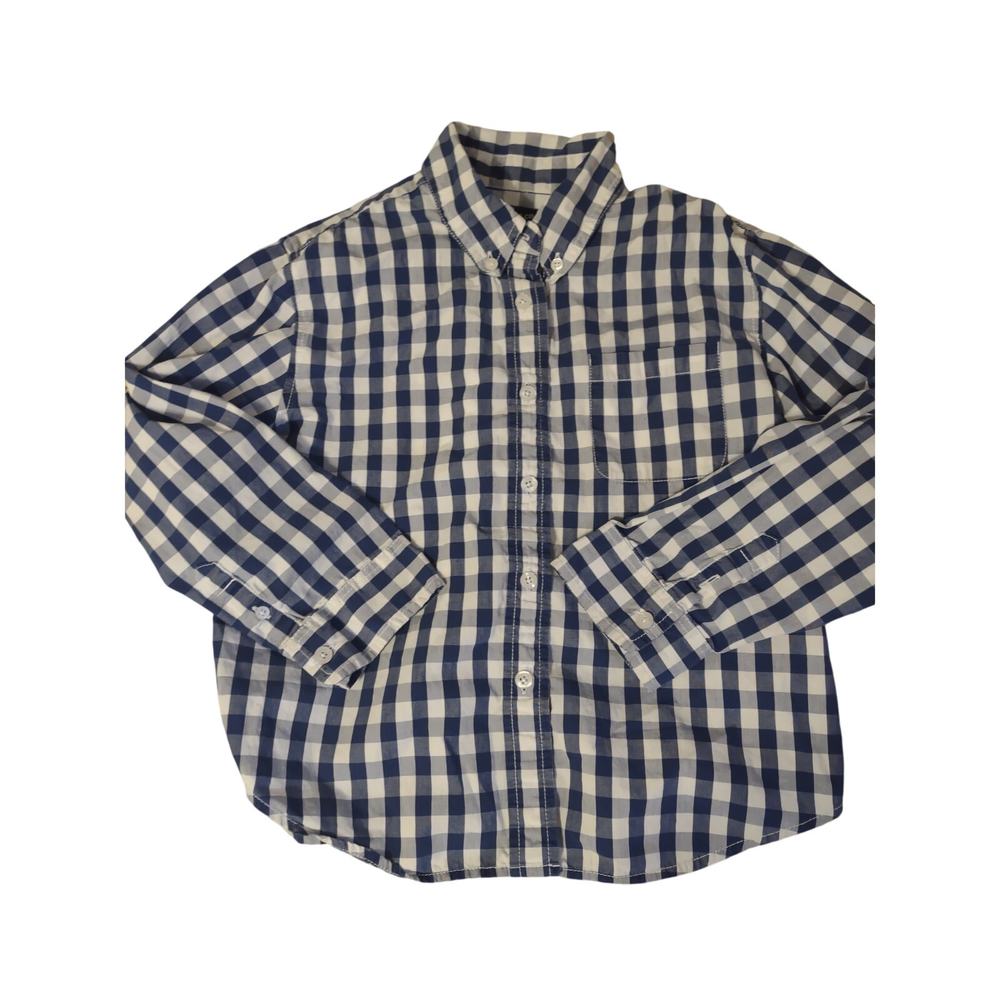 Boy's Polo‎ Jeans Co. Ralph Lauren Plaid Button Down Shirt Small Classic Casual